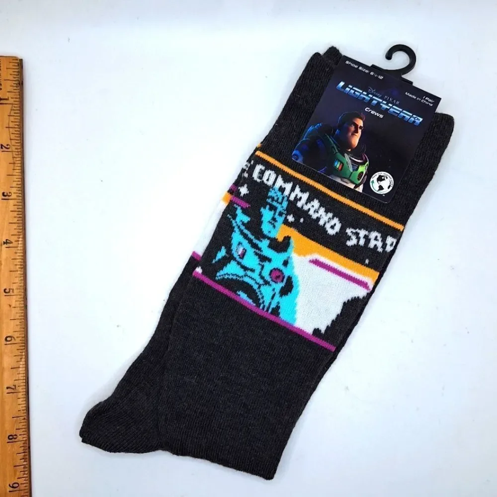 Disney Pixar Buzz Lightyear crew socks